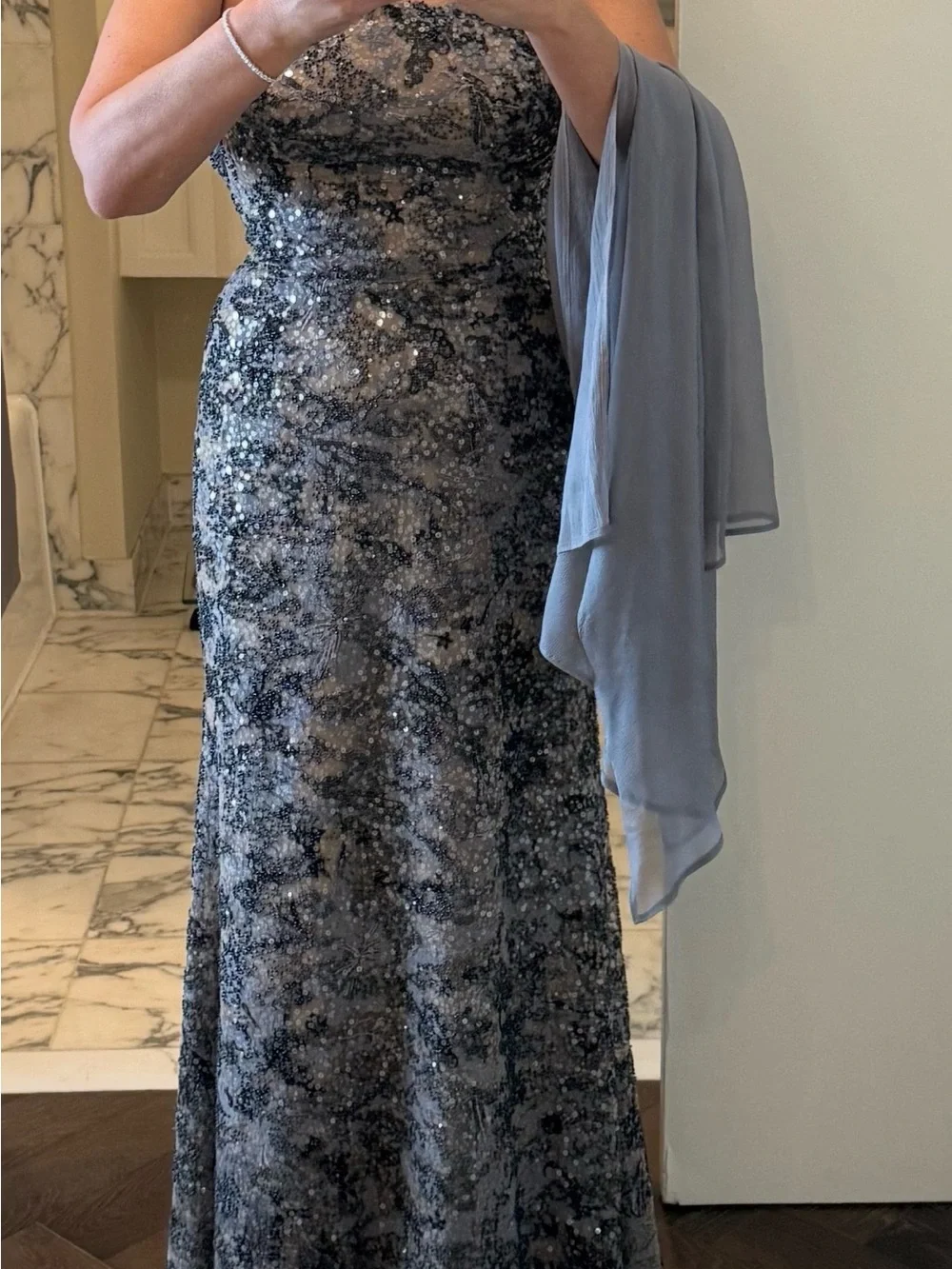 Anne Barge stunning strapless